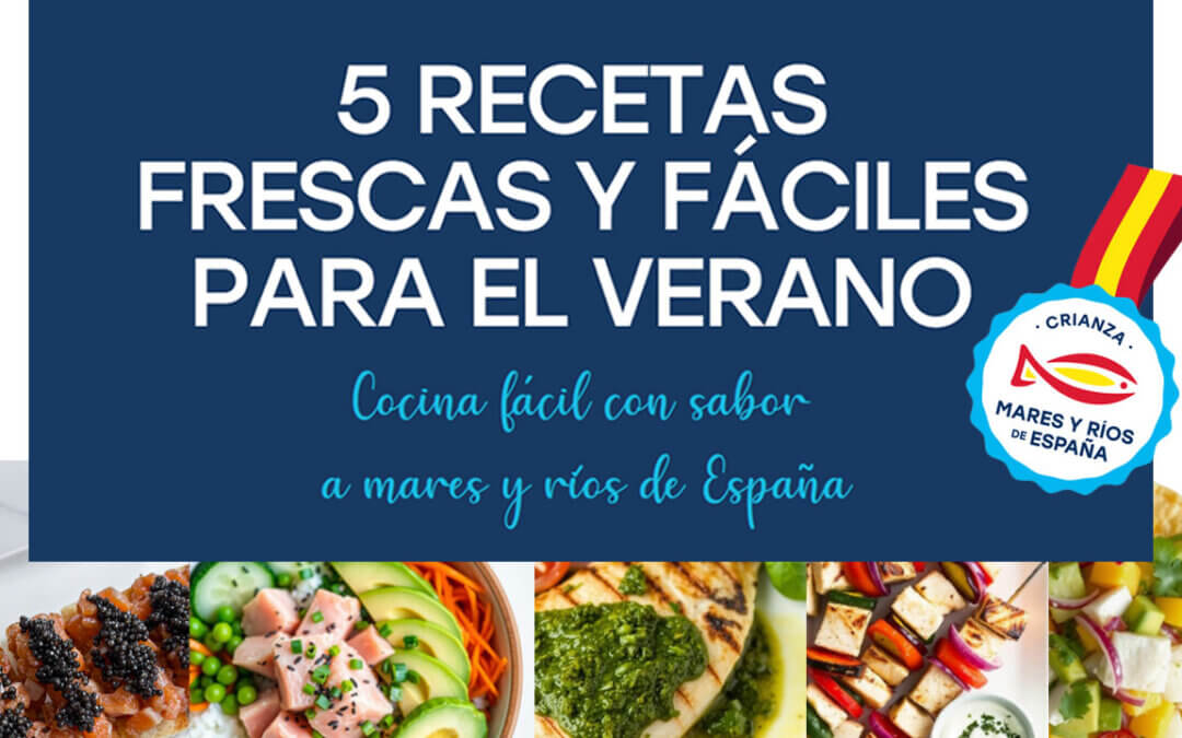 Recetas de pescado fáciles para el verano: descarga gratis nuestro recetario digital